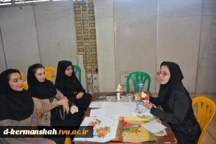 کارگاه های دانشکده فنی و حرفه ای دختران کرمانشاه در نمایشگاه دستاوردهای پژوهشی - آذر 98 9