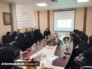 کارگاه آموزشی توجیهی رسانه و فضای مجازی دانشجویان بسیجی دانشکده فنی حرفه ای دختران استان کرمانشاه 3