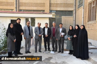 بازدید هیات نظارت و ارزیابی وزارت علوم از دانشکده فنی و حرفه ای دختران کرمانشاه 2