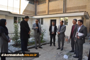 بازدید هیات نظارت و ارزیابی وزارت علوم از دانشکده فنی و حرفه ای دختران کرمانشاه 4
