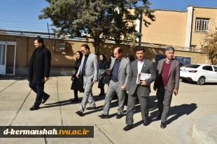 بازدید هیات نظارت و ارزیابی وزارت علوم از دانشکده فنی و حرفه ای دختران کرمانشاه 5