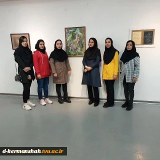 بازدید از نمایشگاه تذهیب و نگارگری