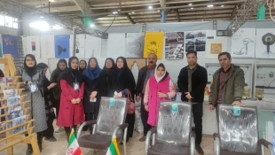 حضور دانشگاه فنی و حرفه ای استان کرمانشاه در نمایشگاه دستاوردهای پژوهش، فناوری و فن بازار استان کرمانشاه 4