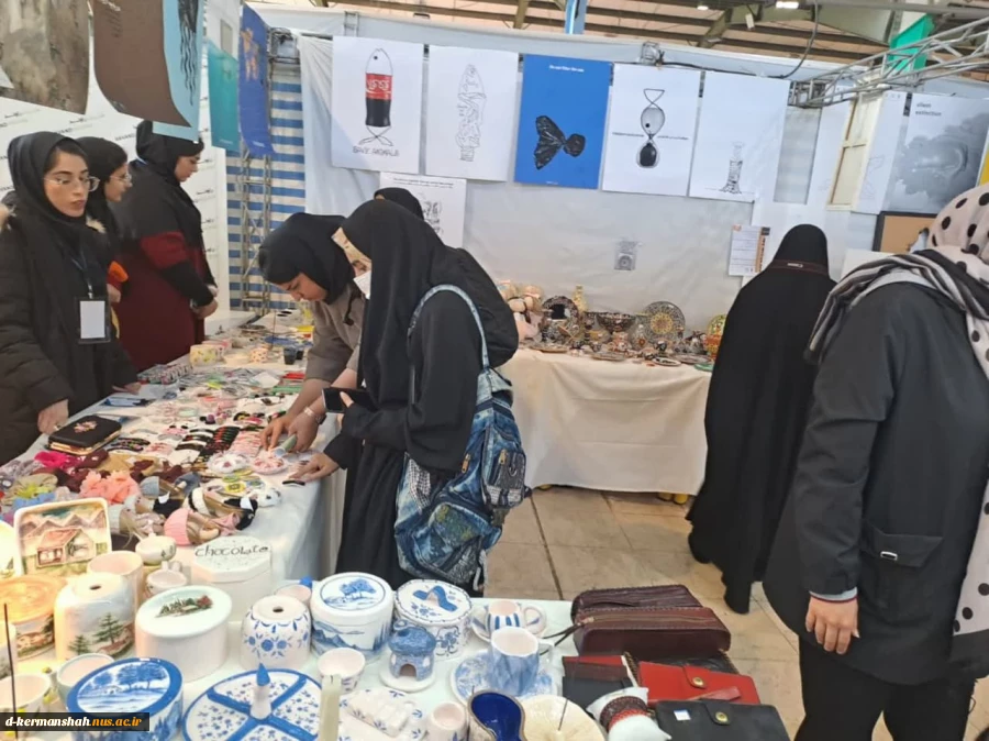 حضور دانشگاه فنی و حرفه ای استان کرمانشاه در نمایشگاه دستاوردهای پژوهش، فناوری و فن بازار استان کرمانشاه 7