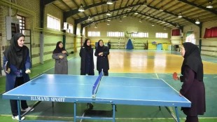 برگزاری مسابقات ورزشی در دانشکده فنی و حرفه ای دختران کرمانشاه به مناسبت چهارمین سالگرد شهادت حاج قاسم سلیمانی  2