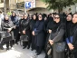 پرسنل، اساتید و دانشجویان دانشکده فنی و حرفه ای دختران کرمانشاه در مراسم اجتماع عزاداران شهادت رییس جمهور مردمی و محبوب و همراهانشا