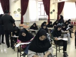 بازدید آقای دکتر عزیزی ریاست دانشگاه فنی و حرفه ای استان کرمانشاه از سالن های امتحانات دانشکده فنی و حرفه ای دختران کرمانشاه 3