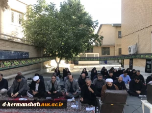 برگزاری مراسم معنوی و پرفیض زیارت عاشورا در دانشکده ملی مهارت دختران کرمانشاه 2