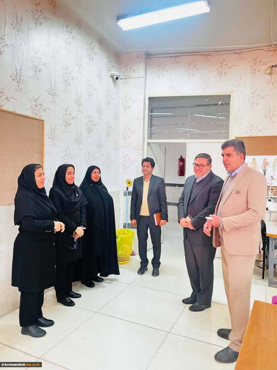 بازدید هیات نظارت، ارزیابی و تضمین کیفیت دانشگاه رازی از دانشگاه ملی مهارت واحد دختران کرمانشاه 4