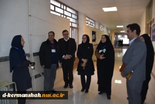 بازدید هیات نظارت، ارزیابی و تضمین کیفیت (ناتک) استان کرمانشاه از روند برگزاری آزمون های پایان نیمسال اول 1403-1404 دانشگاه ملی مهارت واحد دختران کرمانشاه 2