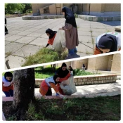 به مناسبت روز جهانی زمین پاک مراسمی در دانشگاه ملی مهارت واحد دختران کرمانشاه برگزار شد 5