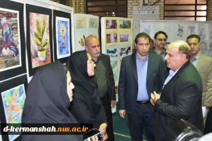 نمایشگاه دستاوردهای دانشجویان دانشگاه ملی مهارت استان کرمانشاه با حضور مسئولان استانی برگزار شد. 7