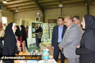 نمایشگاه دستاوردهای دانشجویان دانشگاه ملی مهارت استان کرمانشاه با حضور مسئولان استانی برگزار شد. 15